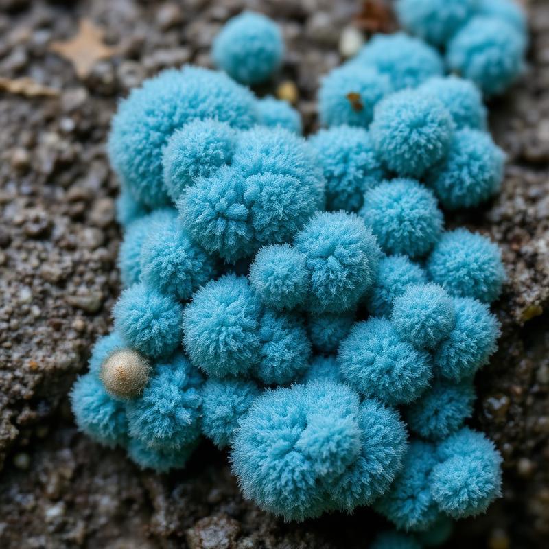 Penicillium mold growth β macro reference